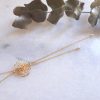Fleur - Collier de dos mariage champêtre et élégant avec perle swarovski