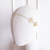 Alma - Headband mariage retro champêtre avec perles Swarovski