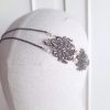 Chloé - Headband mariage bronze style vintage chic avec perles Swarovski