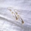 Lydie - Boucles d'oreilles hypoallergénique pendantes gouttes d'eau avec perles Swarovski