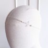 Maé - Headband mariage champêtre feuille avec perles Swarovski