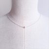 Pearl - Collier bijou de dos mariage minimaliste avec perles Swarovski